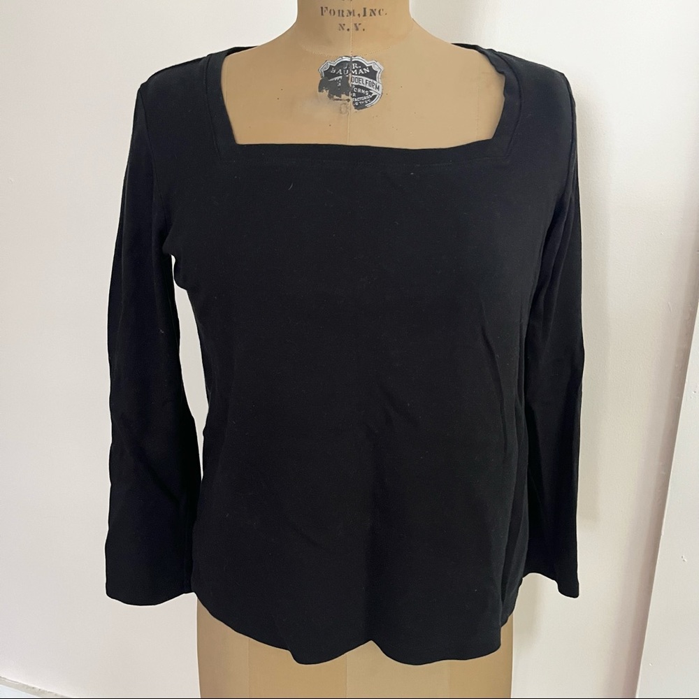 2/$20 Cable & Gauge Square Neck Long Sleeve Shirt